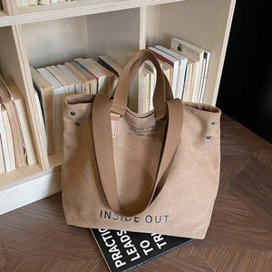 2026 New Vintage <b>Canvas</b> <b>Large</b> Capacity Women's Crossborder Casual Hand <b>Bag</b> Ladies Single Shoulder <b>Bag</b> - Product Image 4