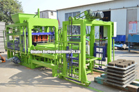 Machine automatique de fabrication de blocs de construction QT4-15, machine de fabrication de briques en béton