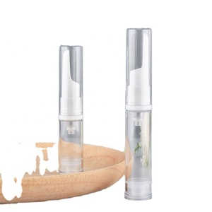 Refillable 5ml 10ml 15ml Plastic Eye Cream Tube Clear Airless Vacuum Pump Bottle for Lotion Cosmetic Sub-bottle - Product Image 1