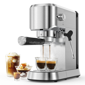 <span class=keywords><strong>Cafetera</strong></span> Espresso Semiautomática Eléctrica Aifa con Portafiltro de 51 mm, 20 Bares de Presión y Vaporizador para Espumar Leche - Product Image 1