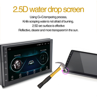 Autoradio universel TS10 7708 Android 7 pouces Octa Core DSP IPS 4G 32G avec Carplay 2.5D, GPS, BT, 4G SIM et Wifi