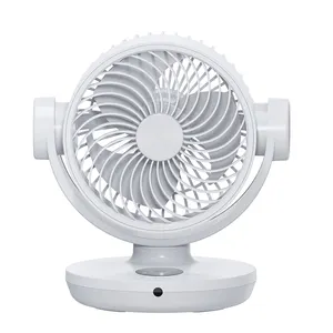 Ventilateur de table de bureau à domicile pour chambre à coucher minuterie 12V 3H 10000 mAh batterie télécommande intelligente ventilateur de circulation d'air de bureau