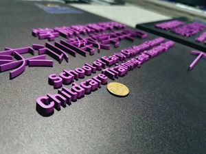 Kapalı veya açık reklam için özel düz kesim katı akrilik harfler ve sayılar-fabrika doğrudan tabela - Product Image 5