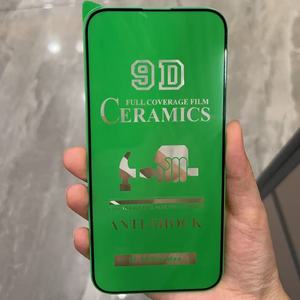 Micas de Cerámica para Celular, Protector de Pantalla de Cerámica 9D con Cobertura Total para <span class=keywords><strong>iPhone</strong></span> XS <span class=keywords><strong>MAX</strong></span> 11 12 13 14 15 16 17 <span class=keywords><strong>Pro</strong></span> <span class=keywords><strong>Max</strong></span> - Product Image 1