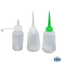 Bouteille de colle et d'huile modled à injection épaissie pour petits produits en plastique à bouche incurvée