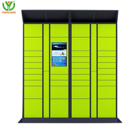 Casier solaire Yinlong pour extérieur, été, personnalisé, pour plage, avec paiement par espèces, pièces et cartes de crédit, alimenté par énergie solaire