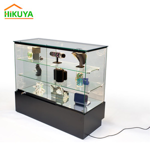 Vitrine <span class=keywords><strong>de</strong></span> bijoux en verre trempé à haute transparence avec bandes lumineuses à LED pour <span class=keywords><strong>les</strong></span> commerçants <span class=keywords><strong>de</strong></span> détail - Product Image 2