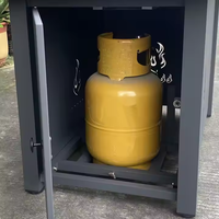 8 pièces de mobilier d'extérieur en aluminium pour table de foyer avec coussins épais, utilisable dans la cour, au bord de la piscine et sur le sable