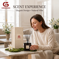 Diffuseur de parfum carré vide sans flamme pour voiture, flacon en verre 100/150/200ml, évaporation de parfum