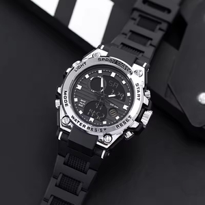 Reloj de Lujo para Hombre, Deportivo, Resistente al Agua, Estilo Ejecutivo, Analógico-Digital, Diseño de Dibujos Animados, Reloj de Pulsera de Plástico - Product Image 3