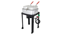 Friteuse au Propane à deux paniers, 18 QT, OT-559C