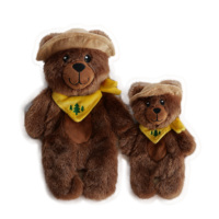 Jouets pour chiens écologiques personnalisables en gros, jouets bon marché, rembourrage froissé, peluche de camping, comprend un hibou, un perroquet, un ours, pas de rembourrage requis