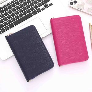 Hongbo ขายดีที่สุด27สีทองแหวน A6 saffepi หนังมีซิปที่จัดระเบียบกระเป๋าสตางค์ปกแข็งสำนักงานคริสต์มาส - Product Image 6