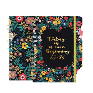 2025 calendrier de cahier de bobine à spirale A5 personnalisé de grande valeur pour la planification de la <span class=keywords><strong>semaine</strong></span> du commerce extérieur couverture en papier Durable en gros - Product Image 5