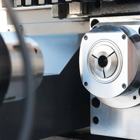 Torno CNC de Doble Husillo Horizontal con Disposición de Herramientas en Dos Filas, Automático de Cinco Ejes, de Alta Resistencia, con Control GSK