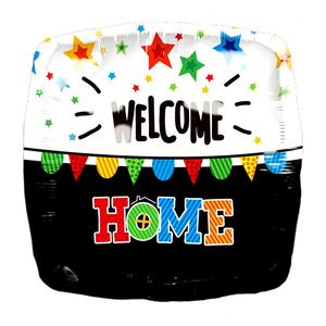 Wholesale 18 Inch Round Welcome Home Foil <b>Balloon</b> <b>Custom</b> Colorful Logo Helium Aluminum Globos Party Decoration - Product Image 5