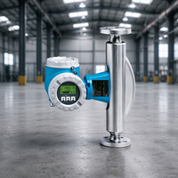 Débitmètre Coriolis à tube droit série Elite en acier inoxydable avec boîtier bleu HART pour la mesure de boues visqueuses et de produits chimiques
