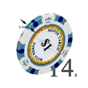 Gambling Poker Chips Clay material 14g manufacturer poker chips Casino quality comfortable touch chips