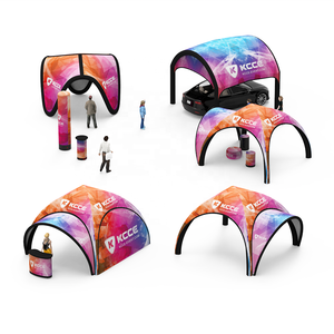 Conception modulaire de logo personnalisé Gazebo extérieur 3x3 tente gonflable Airdome en tissu Oxford imperméable abri soleil basse quantité minimale de commande - Product Image 1