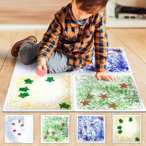 Jouets sensoriels pour enfants autistes Tapis de jeu d'aquarium Produits de soulagement du stress Carrelages liquides sensoriels Autisme fidget toys - Product Image 3