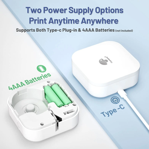 Mini stampante portatile senza fili Mini stampante portatile senza fili blu dente stampante prezzo di stampa di etichette per le piccole imprese - Product Image 4