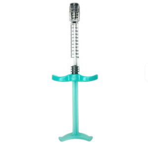 Seringue préremplie en verre colorée de 1 ml avec embout Luer Lock et butée de sécurité pour l'acide hyaluronique et les produits de comblement cutané - Product Image 3