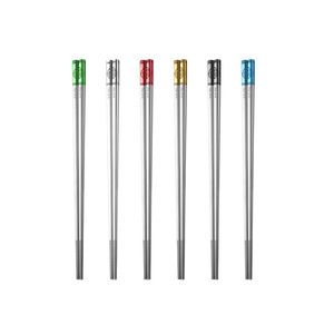 304 Stainless Steel Chopsticks Food Grade Precision Polished No Burr Home Use - Product Image 2