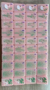 ชุดไพ่นกกระจอกอเมริกันสุดหรูทันสมัยแบบพับได้ สีชมพู ทำจากอะคริลิก กันน้ำ พกพาสะดวก สำหรับคาสิโน - Product Image 4