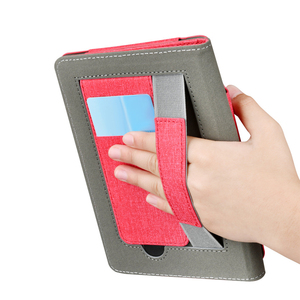 Ranura para tarjeta con correa de mano, diseño de soporte plegable, cubierta de soporte de cuero PU Premium para papel <span class=keywords><strong>Kindle</strong></span> blanco 5 - Product Image 4