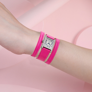 Correa de reloj de 20mm para correa de cuero <span class=keywords><strong>Cartier</strong></span>, Relojes Longines Casio Garmin Seiko, pulsera de doble recorrido de 16mm, pulseras azul Pavo Real - Product Image 5