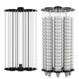 Tube de raquettes de badminton Eddiebo, capacité 180, transparent, équipement d'entraînement pour la pratique du badminton - Product Image 1