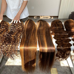Parrucca Lagos Hairline 13x6 all'ingrosso senza colla per <span class=keywords><strong>parrucche</strong></span> Lace Front, <span class=keywords><strong>capelli</strong></span> umani vergini peruviani lisci come seta, allineati alle cuticole, <span class=keywords><strong>lunghi</strong></span> - Product Image 3