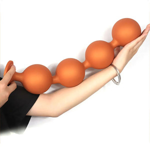 Boules anales géantes en silicone liquide de 9 cm, gros plug <span class=keywords><strong>anal</strong></span>, masseur de prostate, jouets sexuels pour adultes pour hommes et femmes - Product Image 4