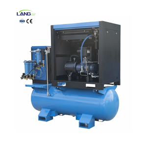 Langair 15 11Kw Stationary Industrial All in One <b>Screw</b> Air Compressor With Air Dryer - Product Image 2