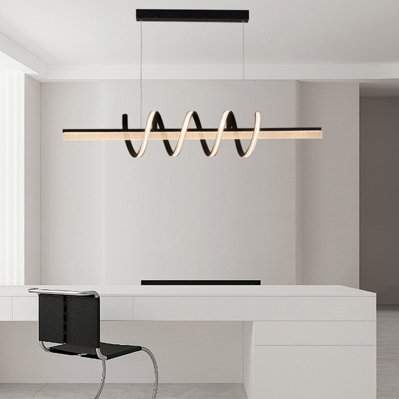 Original Design Modern Linear Hanging Lamp Ideal Modern Kitchens Livingroom Office Pendant Light · image 3