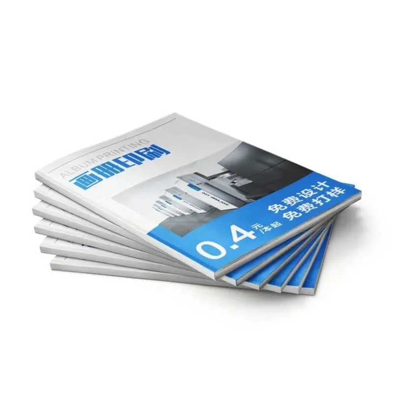 Usine professionnelle de gros pas cher conception personnalisée livret papier couleur Brochures catalogue impression de magazines