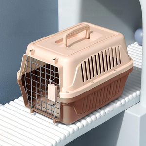 Kediler köpekler için güvenli katlanabilir dört tekerlekli evcil hayvan taşıyıcı veteriner ziyaretleri için çevre dostu tasarım taşınabilir seyahat kolay taşıma - Product Image 6