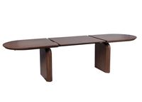 Luxuriöser Esstisch mit Walnussfurnier, ausziehbar von 2000mm auf 3000mm, Doppelflügel, großes Esszimmermöbel-Set, Fabrikpreis China