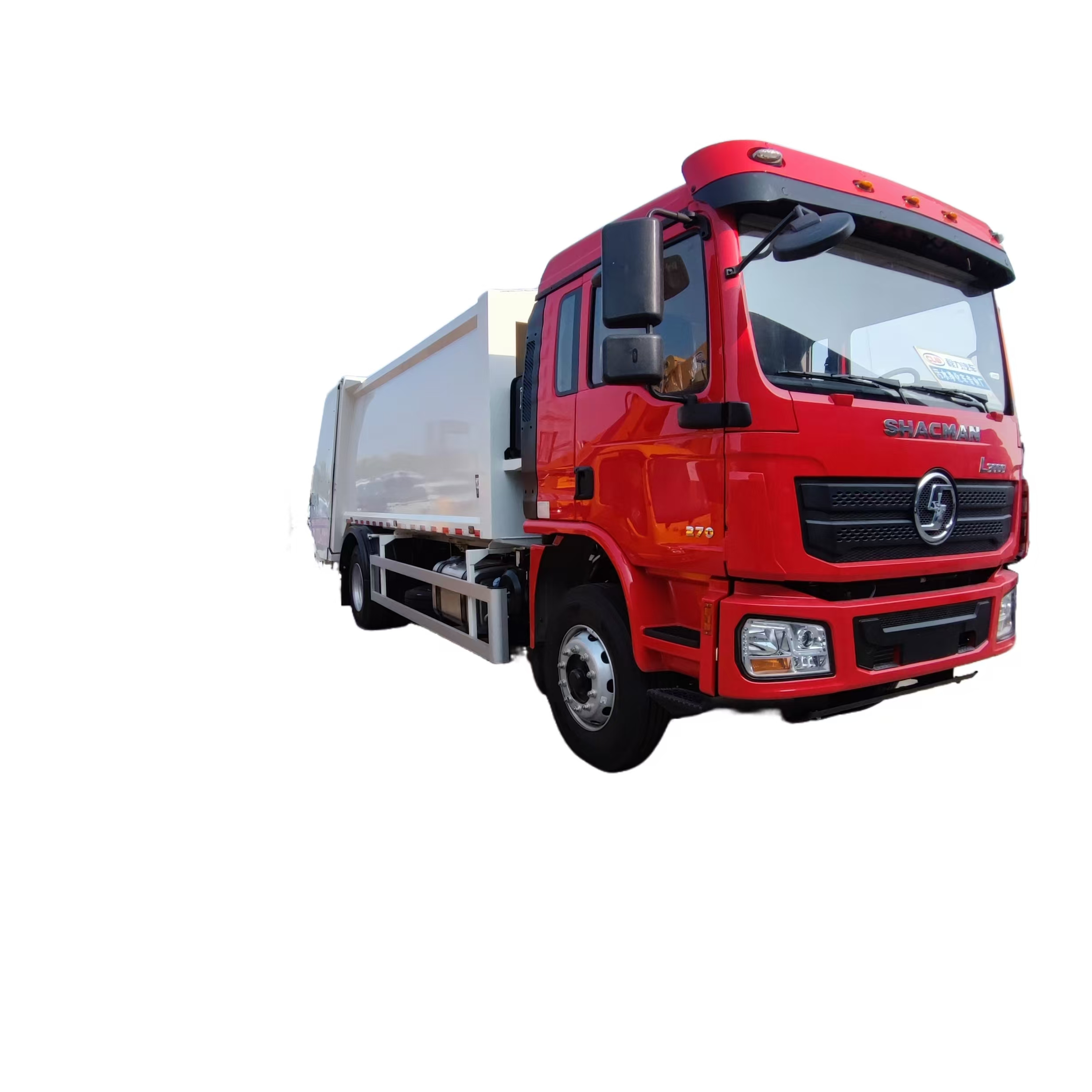 SHACMAN 4*2 Compactor Style Garbage Truck for Municipal and Commercial Use