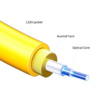Cordon de brassage fibre optique FTTH multimode simplex LC/SC/FC/ST APC UPC à prix d'usine avec longueur personnalisée