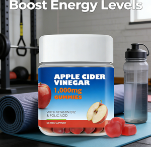 Gomitas <span class=keywords><strong>de</strong></span> Vinagre <span class=keywords><strong>de</strong></span> Sidra <span class=keywords><strong>de</strong></span> Manzana con <span class=keywords><strong>Vitamina</strong></span> <span class=keywords><strong>B12</strong></span> y Ácido Fólico, Desintoxicación, Limpieza y Estimulante del Metabolismo para Energía y Control <span class=keywords><strong>de</strong></span> Peso - Product Image 3
