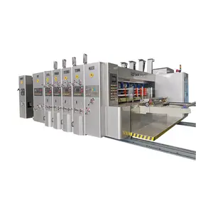 Automatic corrugated carton box printing slotting rotary die cutting machine carton box printing machine