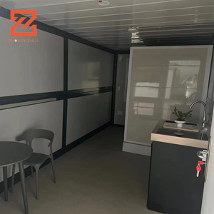 20ft thép gấp container nhà vô gia cư nơi trú ẩn với gấp ra gắn kết gấp container nhà - Product Image 3