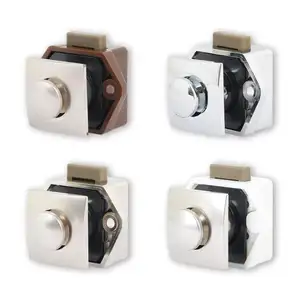 YH2070 Push Button Latch Cabinet Door Catch Keyless Cupboard Locks