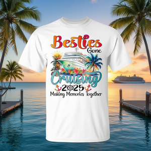 Magliette Coordinato per Amiche in Crociera 2025 - T-Shirt per Vacanza e Crociere - Product Image 3