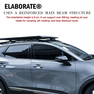 Porte-bagages de toit de voiture en alliage d'aluminium, montage de tente tout-terrain, protection contre la rouille et la corrosion pour véhicules 4x4 - Product Image 5