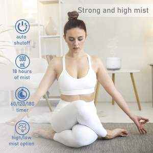 Hot Sale Desktop Ultrasonic Air Humidifier <b>Essential</b> <b>Oil</b> <b>Diffuser</b> 500ml Aroma <b>Diffuser</b> - Product Image 2