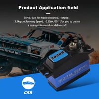 Servomoteur sans noyau standard à boîtier en alliage CYS-S8202 30g, haute performance, pièces détachées pour modèles RC