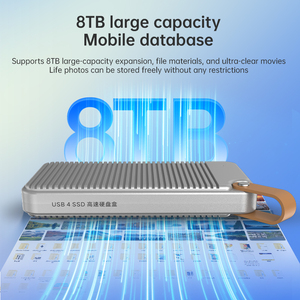 FEIXUAN di alta qualità USB 4.0 portatile Hard disk <span class=keywords><strong>Box</strong></span> M.<span class=keywords><strong>2</strong></span> NVMe 40Gbps custodia per computer portatile - Product Image 5