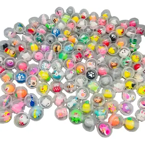 Wholesale Cheap Price toy store supply 32mm Soft Plastic Capsule Egg vending machine Spring ball egg Gashapon twisting toy